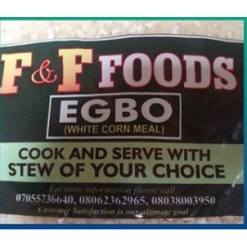 Egbo (Maize Grit, Corn Meal) 1 kg 